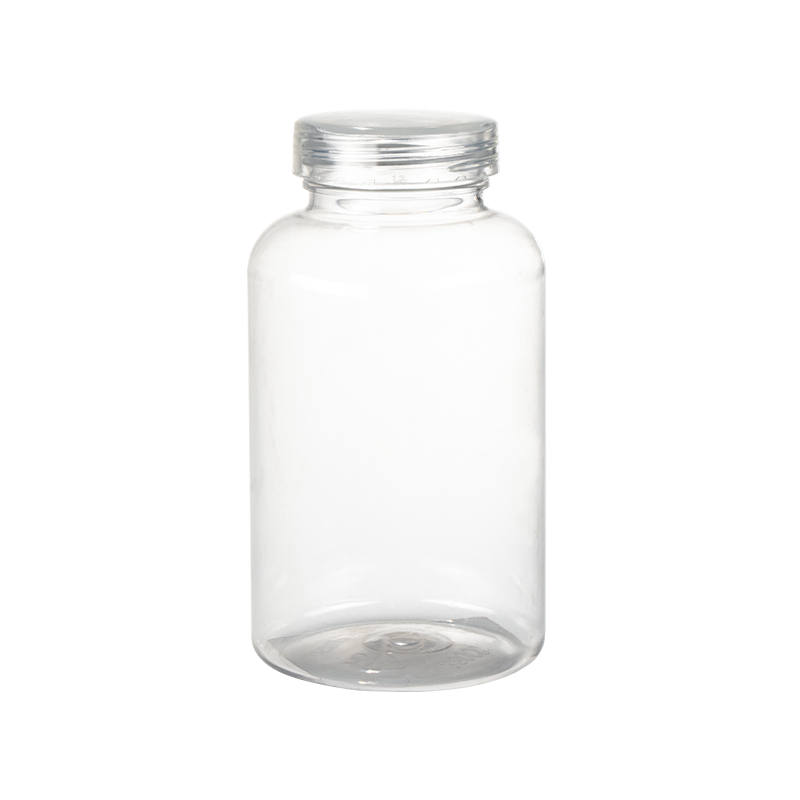 Botella redonda de PET de calidad alimentaria de 350 ml