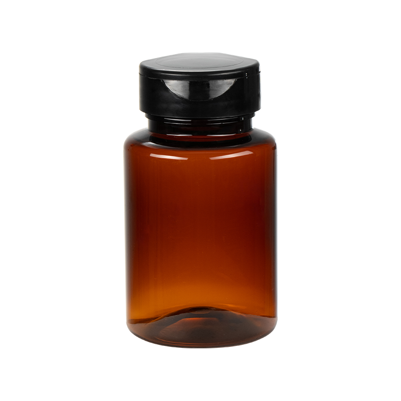 Botella redonda PET de 120 ml.