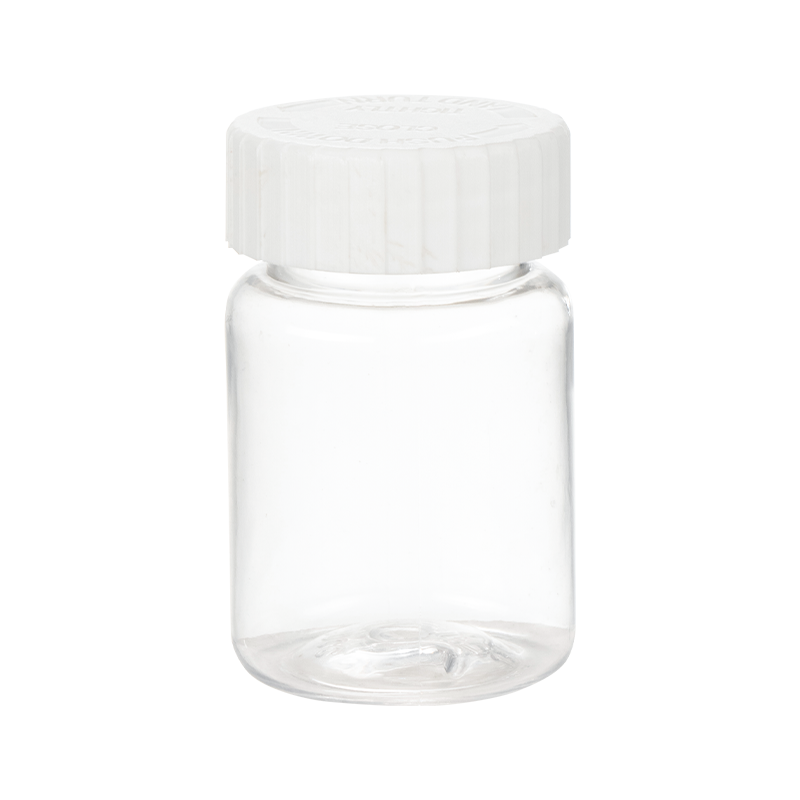 Botella redonda PET de 60 ml.