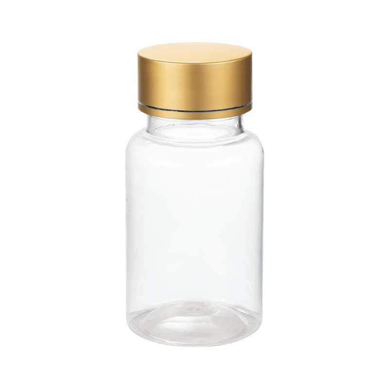 Botella redonda PET de 120 ml.